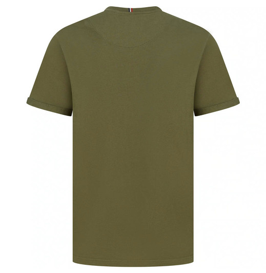 Les Deux Mens T-Shirt Lens Tee in Olive Green