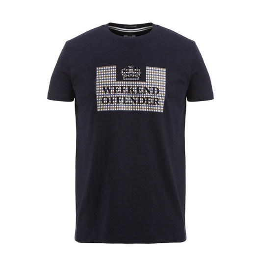 Weekend Offender Mens T-Shirt Shevchenko Tee in Navy Blue