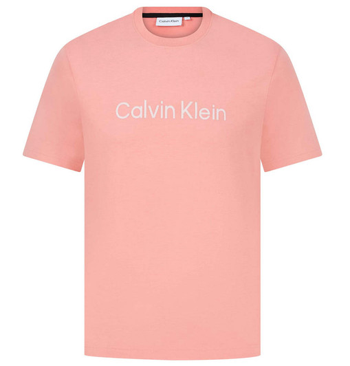 mens pink calvin klein t shirt