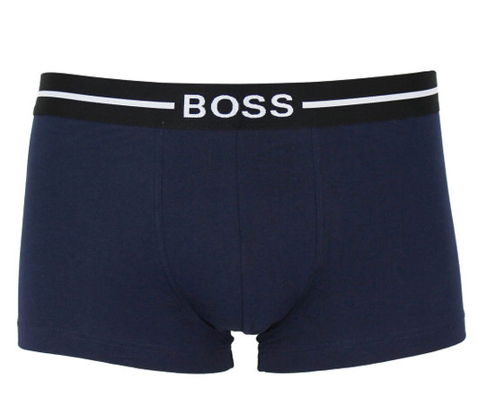 Hugo Boss Mens Boxer Shorts 3 Pack Boxer in Black / Grey / Navy