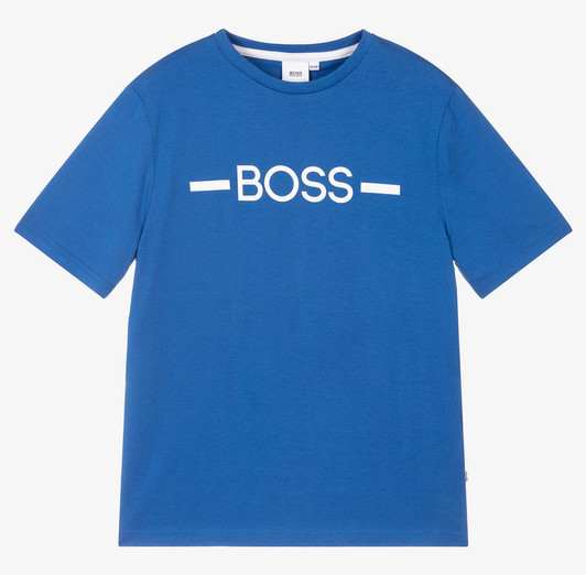 Hugo Boss Boys T-Shirt Chest Logo Tee