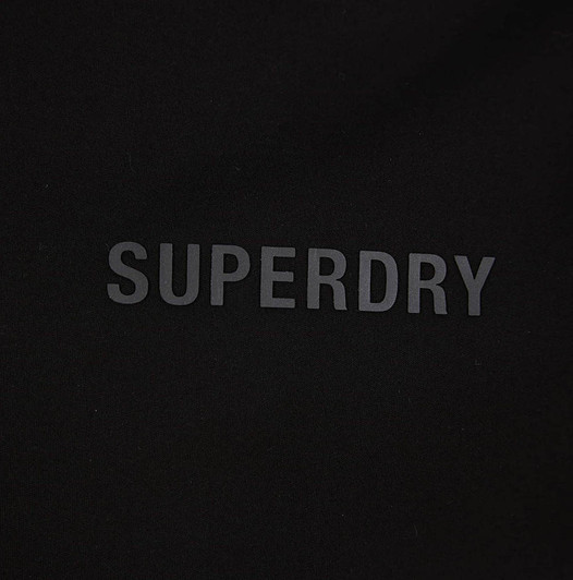 Superdry Mens Jacket Code Tech Softshell in Black