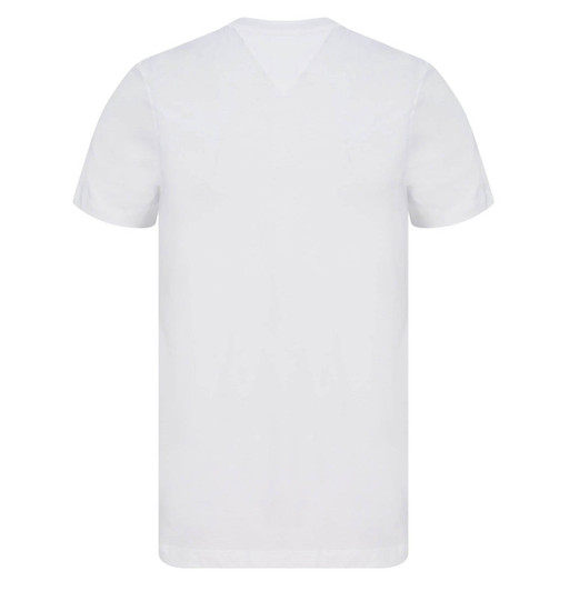 Tommy Hilfiger T-Shirt Chest Logo Slim Fitted Tee in White