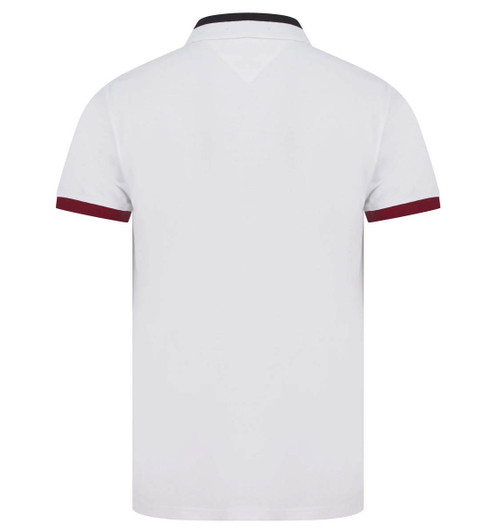 Tommy Hilfiger Polo Shirt Twin Tipped Slim Fit Polo in White