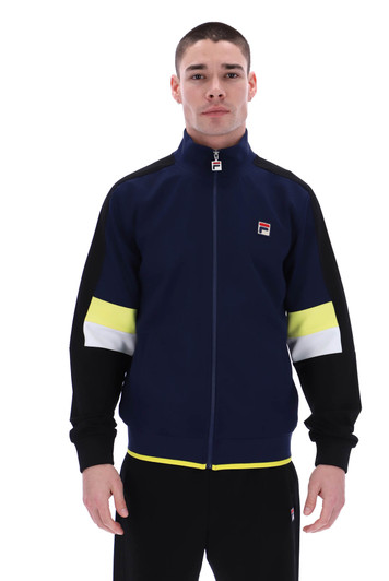 Fila Mens Track Top Fischer FILA Colour Block Track Jacket