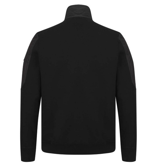 Paul Smith Track Top Hybrid Zip Up in Black