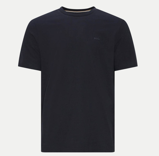 Hugo Boss Mens T-Shirt Thompson BOSS Tee in Dark Blue