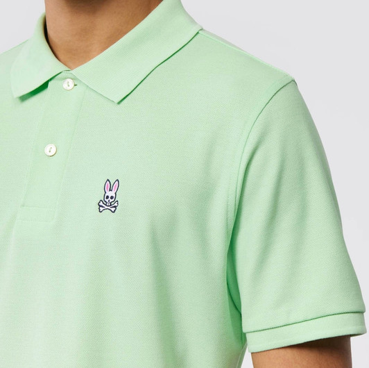 Psycho Bunny Mens Polo Shirt Classic Polo in Icy Mint
