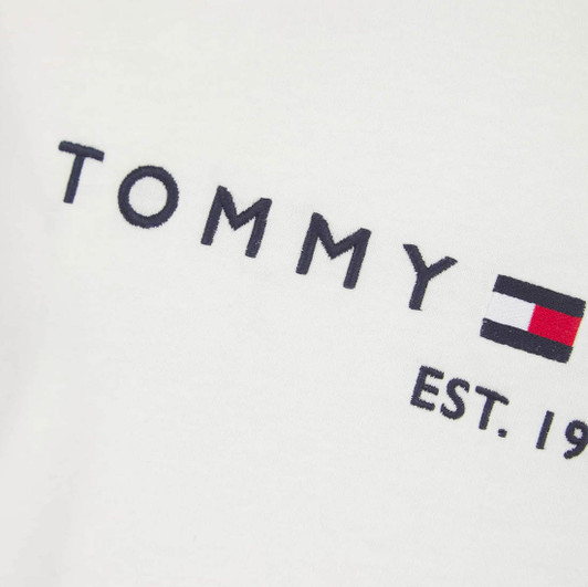 Tommy Hilfiger Mens T-Shirt in Snow White