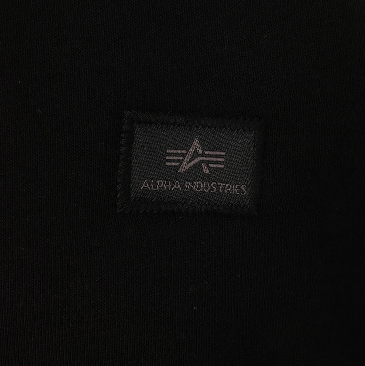 Alpha Industries Mens Sweatshirt X Fit Jumper in Black