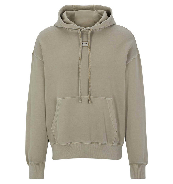 Hugo Mens Hoodie Relaxed Fit Hooded Top