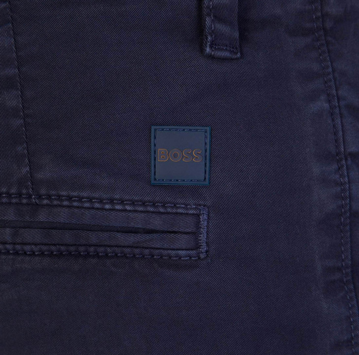 Hugo Boss Mens Chino Shorts Schino BOSS Shorts in Dark Blue
