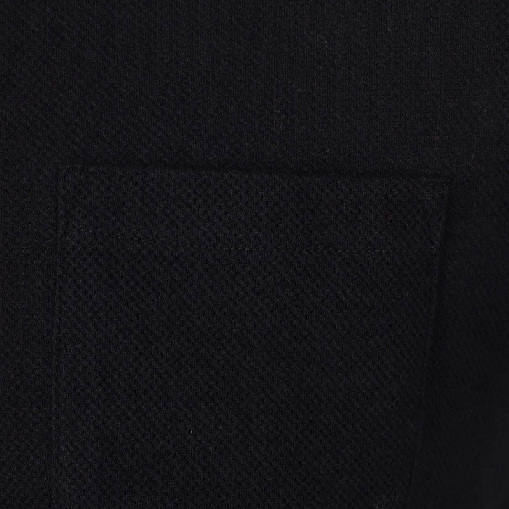 Sunspel Mens Polo Shirt Riviera Short Sleeve Polo in Black