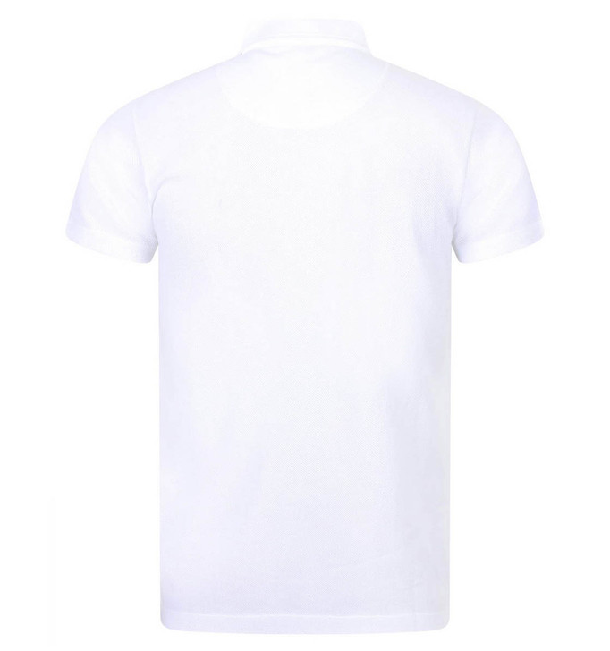 Sunspel Mens Polo Shirt Riviera Short Sleeve Polo in White