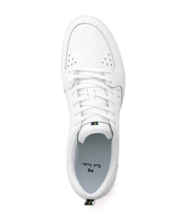 Paul Smith Mens Trainers Cosmos Leather Footwear in White