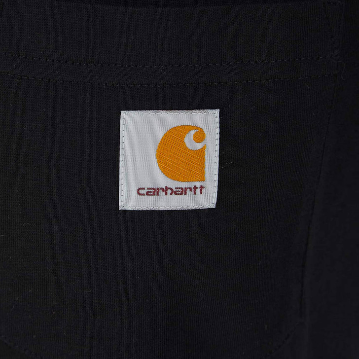 Carhartt Mens T-Shirt Pocket Tee in Black