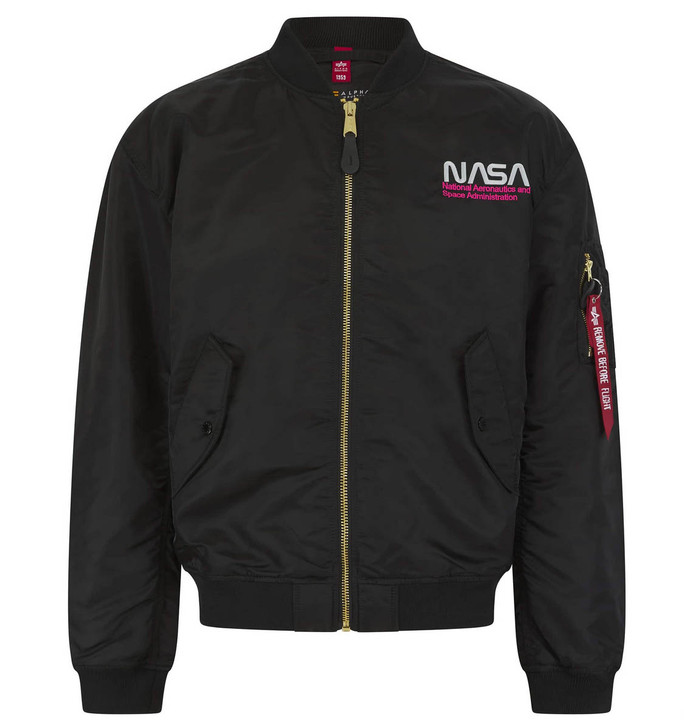 Faux shearling jacket - Black/NASA - Men | H&M IN