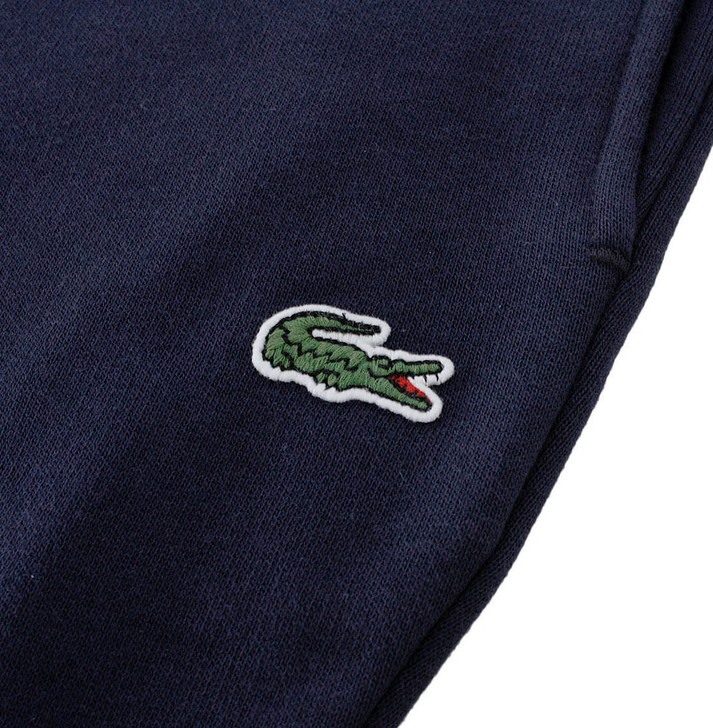 Lacoste Mens Joggers Organic Slim Fitted Track Pants in Navy Blue