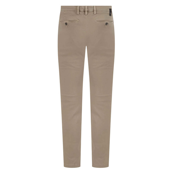 Replay Mens Chino's Hyperflex Zeumar Jean Chino XLITE in Sand Beige