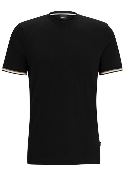 Hugo Boss Mens T-Shirt BOSS Thompson 04 Tee in Black