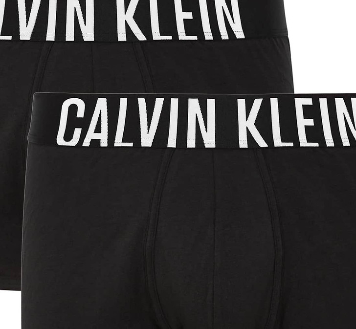 Calvin Klein Boxer Shorts 3 Pack Intense Power CK Logo Underwear in Black