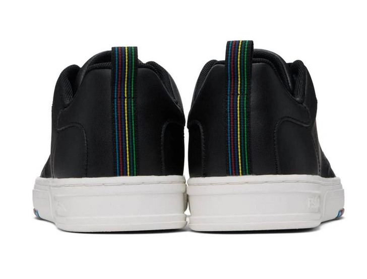 Paul Smith Mens Trainers Cosmos Leather Footwear in Black