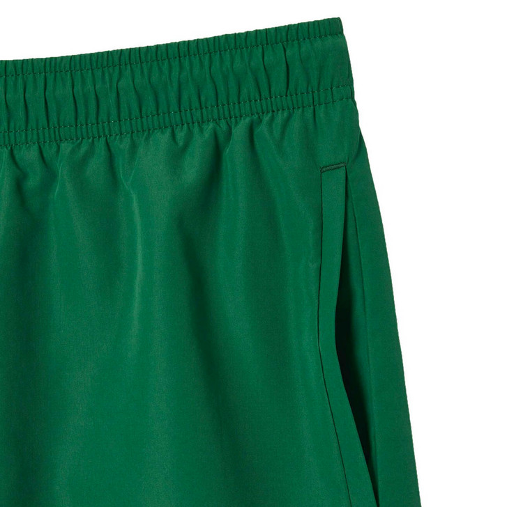 Lacoste Mens Swim Shorts Quick Dry Summer Shorts in Green