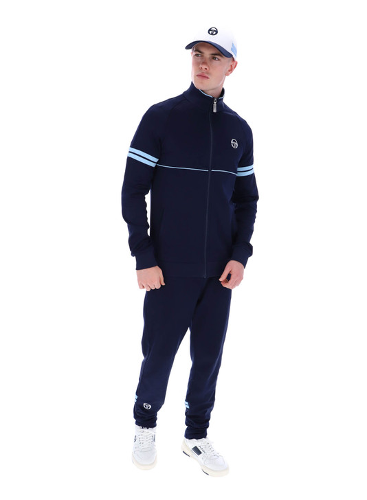 Sergio Tacchini Mens Tracksuit Orion 80's Track Top & Joggers 