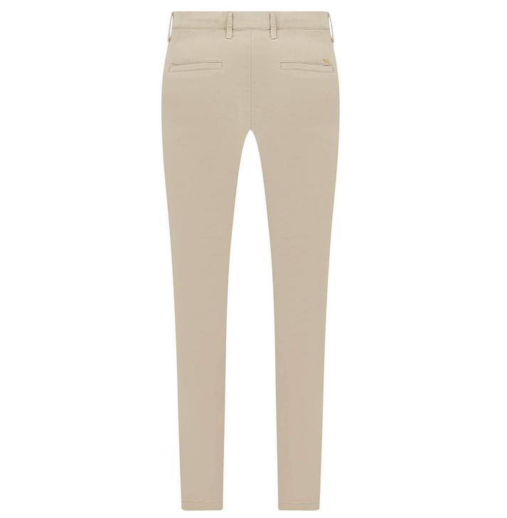 Sseinse Mens Chino's Lightweight Slim Fitted Trouser in Beige