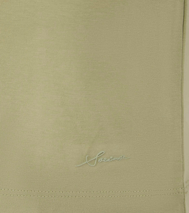 Sseinse Mens T-Shirt Essential Fitted Tee in Sage Green