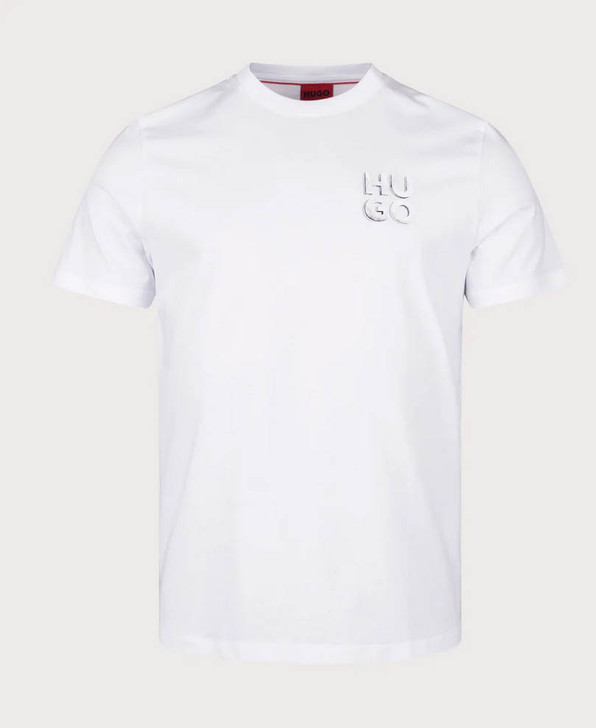 Hugo Mens T-Shirt Detzington HUGO Reflective Logo