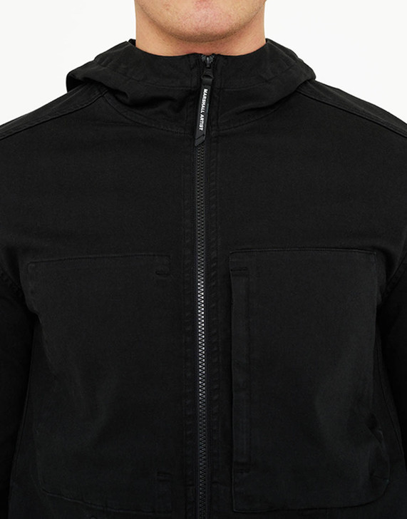Marshall Artist Jacket Battalgia Mens Overshirt in Black