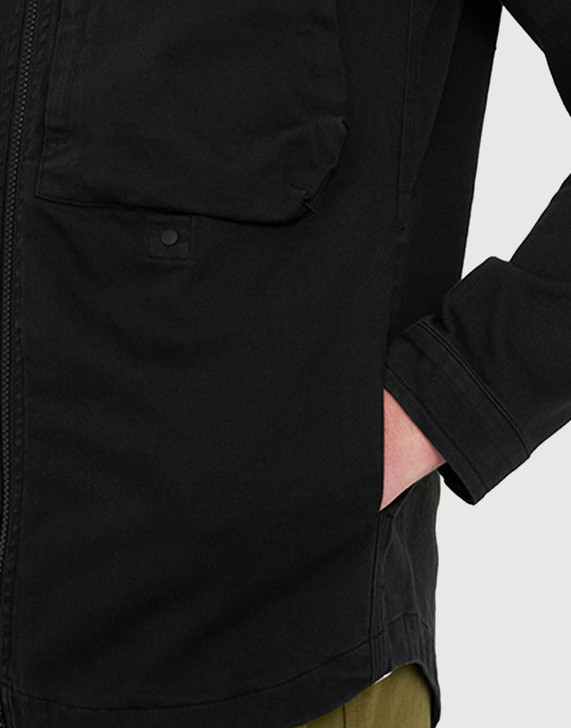 Marshall Artist Jacket Battalgia Mens Overshirt in Black
