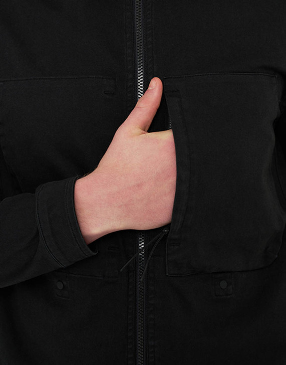 Marshall Artist Jacket Battalgia Mens Overshirt in Black