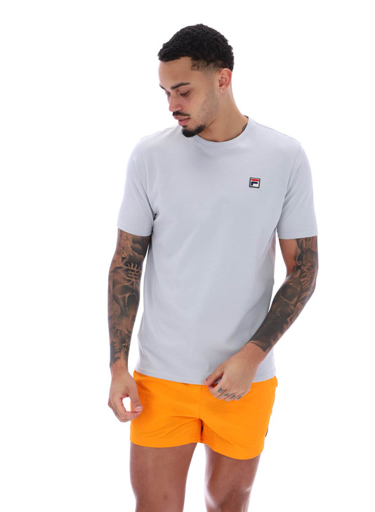 Fila Vintage Mens T-Shirt FILA Sunny 2 Tee in High Rise Grey