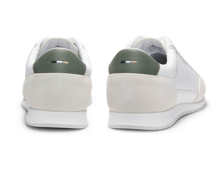 BOSS Mens Trainers Hugo Boss Nitan Footwear in Open White