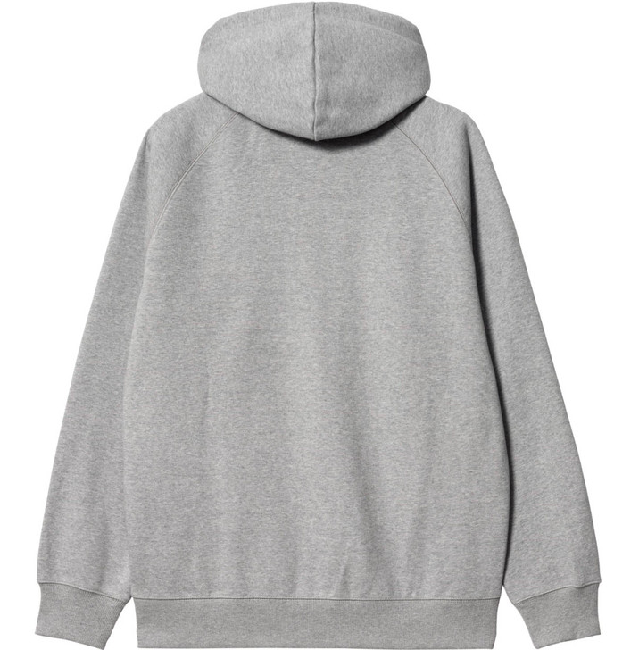 Carhartt Wip Chase Mens Zip Up Hoodie in Grey Heather