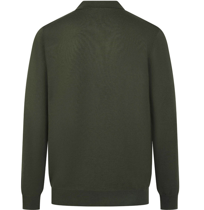 Seinse Polo Shirt Mens Short Sleeve Knit Polo in Green