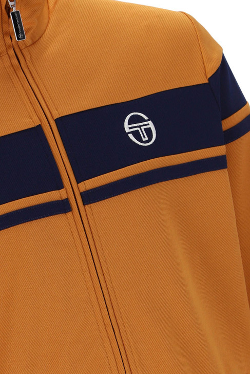 Sergio Tacchini Tracksuit Mens Damarindo Track Jacket & Bottoms in Pumpkin / Blue