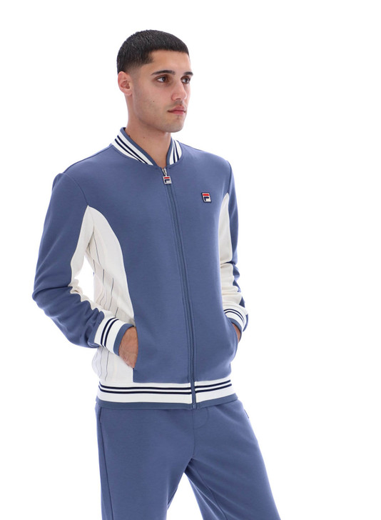 Fila Track Jacket Mens Settanta Track Top in Vintage Indigo / FILA Navy