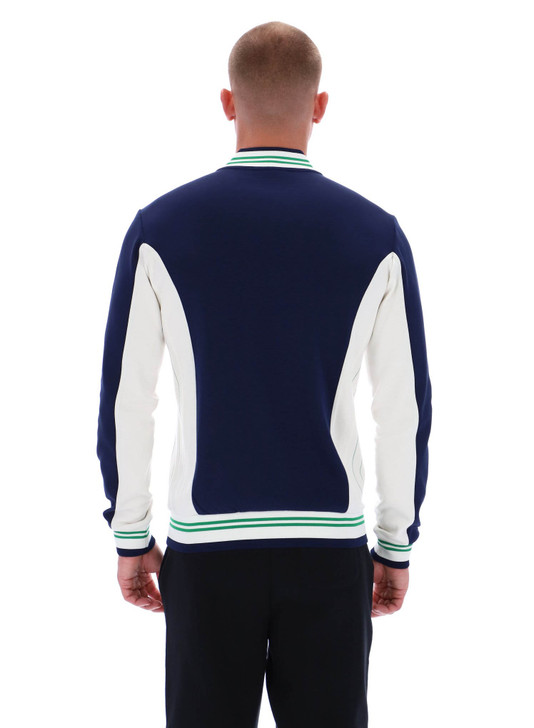 Fila Track Jacket Mens Settanta Track Top in FILA Navy / Gardenia Green