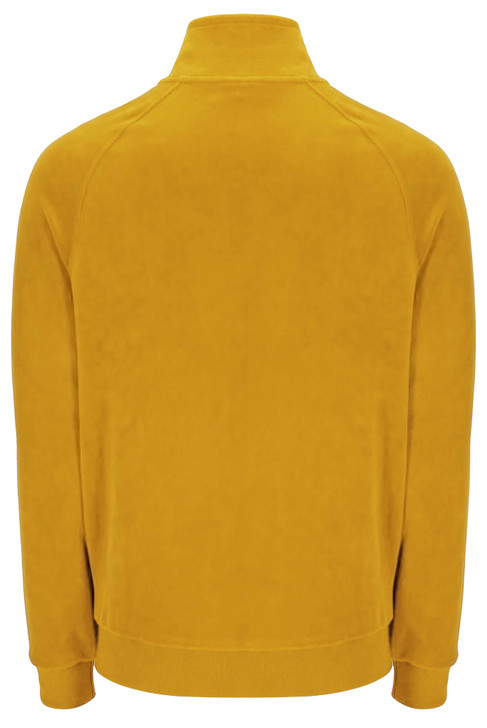 Sergio Tacchini Tracksuit Mens Velour Court Track Jacket and Bottoms in Arrowwood Yellow