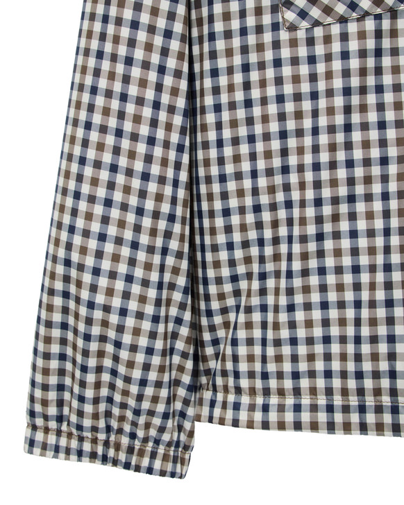 Weekend Offender Jacket Over Head Mayfield Mid House Check Winbreaker in Check