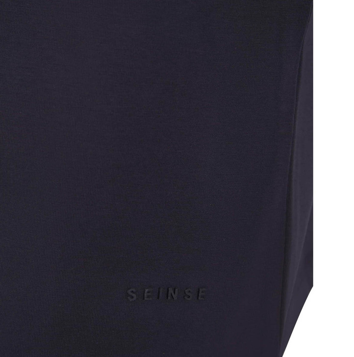 Seinse Mens T-Shirt Essential Fitted Tee in Navy Blue