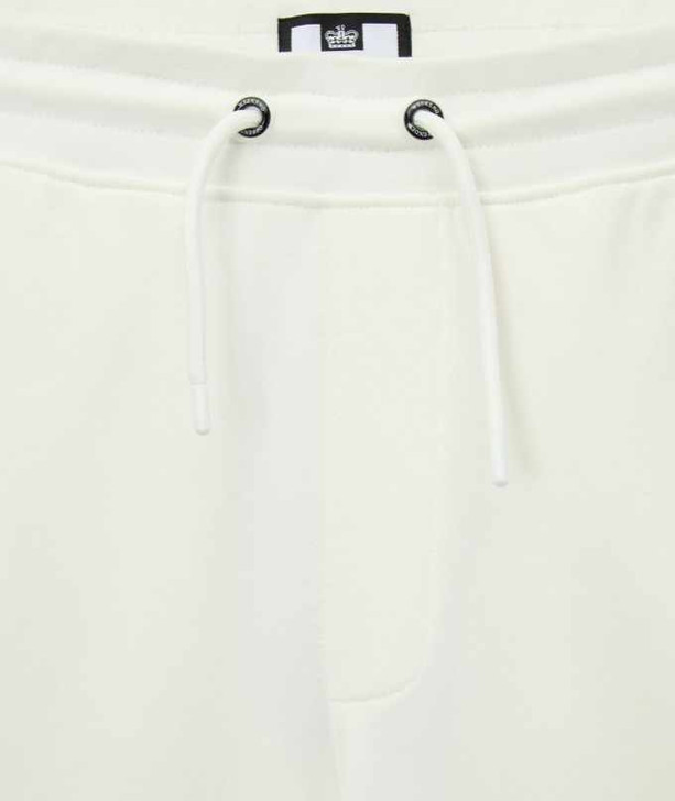 Weekend Offender Mens Shorts Hawkins Patch Logo Cotton Short in Ghost White
