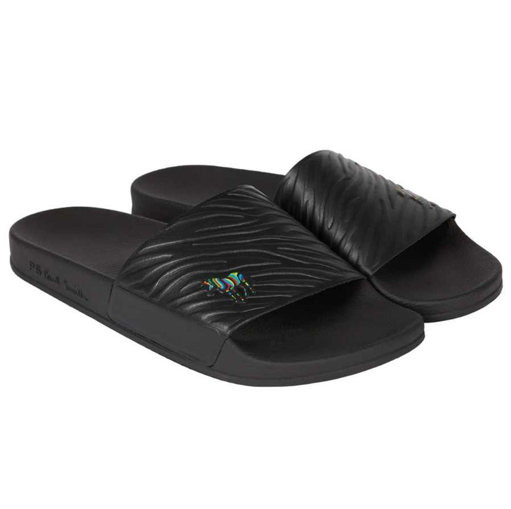 Paul Smith Mens Sliders Zed Summer Slides in Black