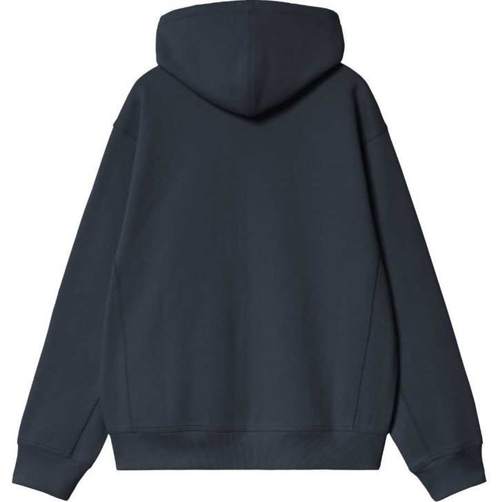 Carhartt Wip Mens Hooded Jacket American Script in Deep Night