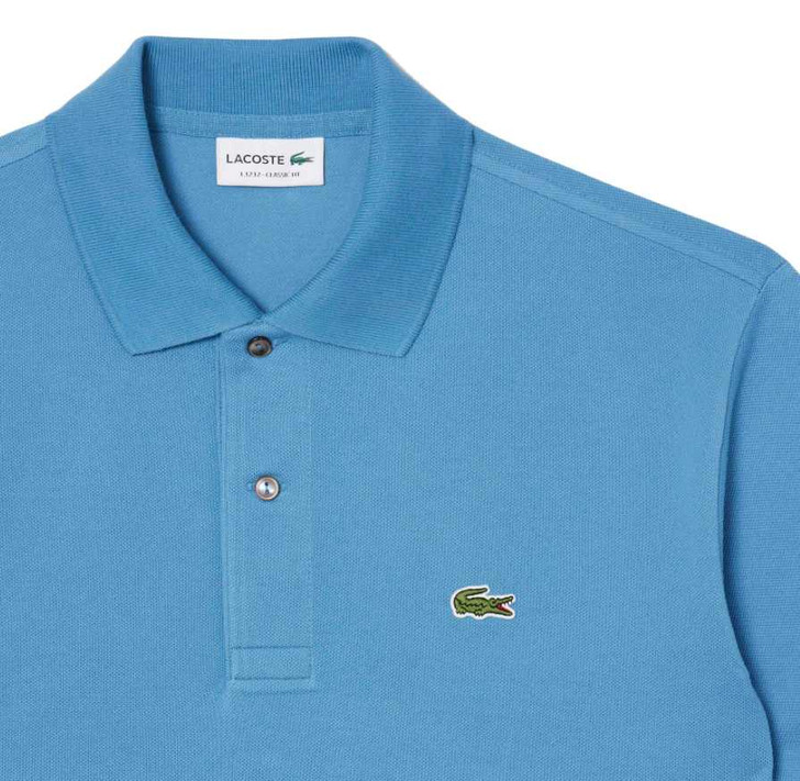 Lacoste Mens Polo Shirt L1212 Classic Fit in Sky Blue