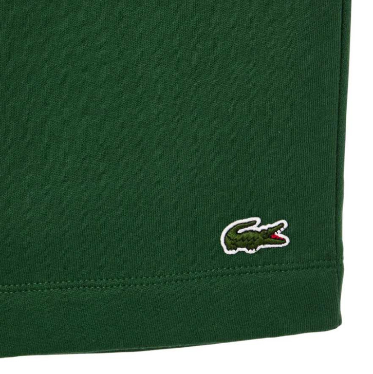 Lacoste Mens Shorts Regular Fit Fleece Short in Pine Green