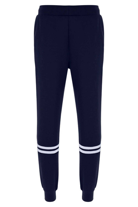 Sergio Tacchini Mens Tracksuit Dallas Track Top and Bottoms in White / Maritime Blue
